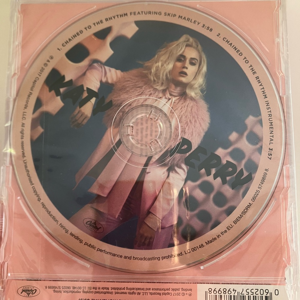 New & Sealed Katy Perry 'Chained to the Rhythm' CD - Picture 2 of 5